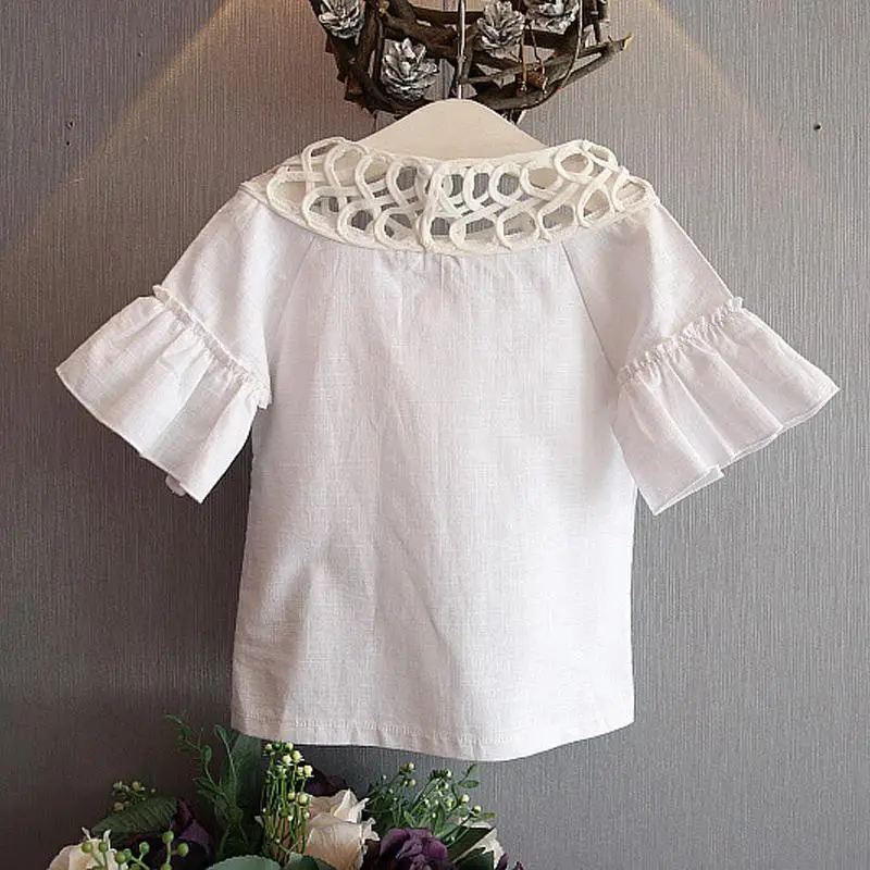 2017-Summer-Fashion-Girls-Clothing-Sets-Kids-Baby-Wear-Flower-Tops-Dresses-Children-Simple-Suits-Clothes (2)