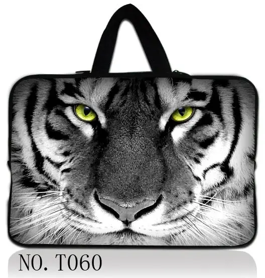 Fashion White Tiger Soft Sleeve Bag Case For Apple Macbook Air Pro Retina 11 12 13 Laptop Pouch Cover For Mac book 13.3 inch