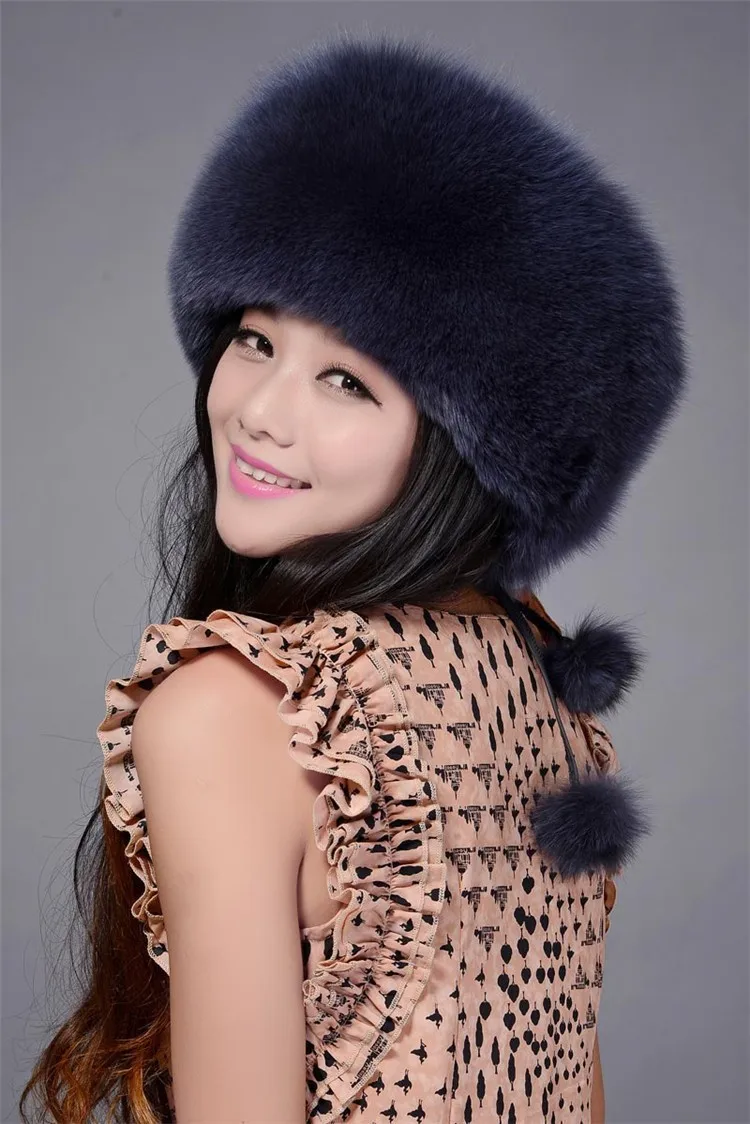Высокое качество, распродажа, Европейский монгольский Стиль принцессы, модная Натуральная кожа, натуральный мех серебристой лисы, шапки и шапки
