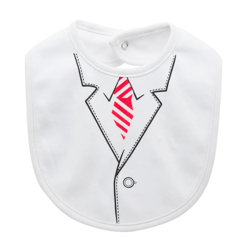 Buy White Baby Bibs Cotton Burp Cloths Newborn Infant