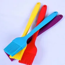 100 шт./лот, 87 г, 26 см Гриль Маслом Кисти Инструмент Жаропрочных Силиконовые Колотя Масло Щетка Барбекю Кулинария БАРБЕКЮ Инструменты торт инструменты