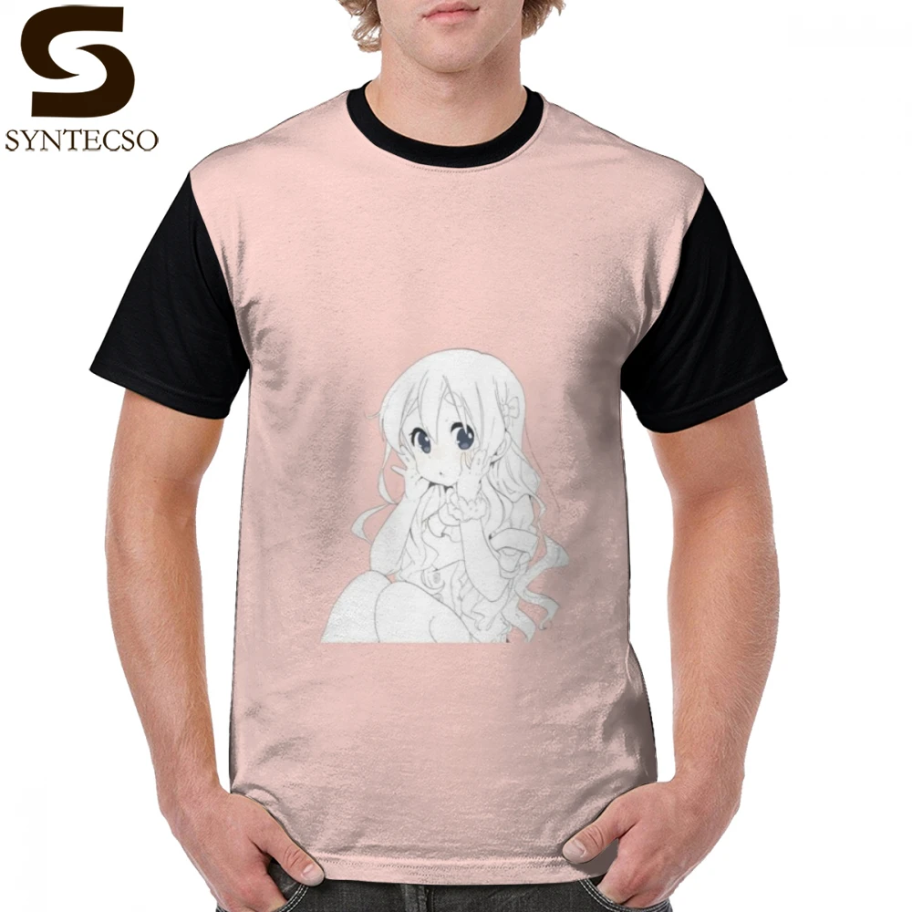 Футболка K-on Tsumugi Мужская 100 полиэстер графическая футболка с коротким рукавом