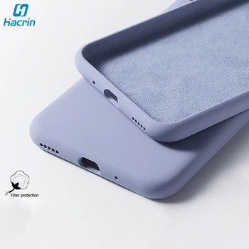 

Hacrin Case For Huawei Honor 20 Pro Case Luxury Soft Liquid Silicon Rubber Back Cover For Honor 20 Case Full Protective Bumper