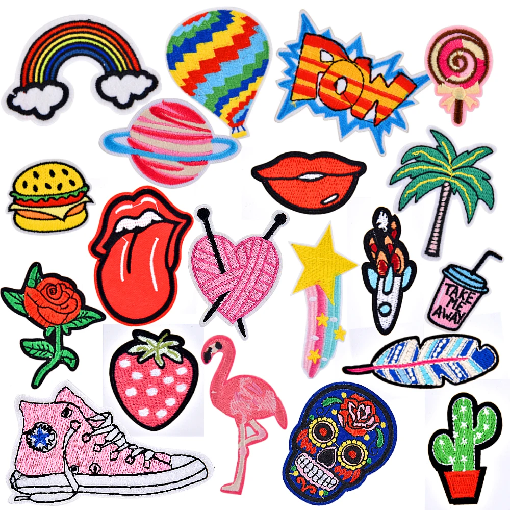 Buy 20Pcs Differents Styles Animals Parches Embroidery