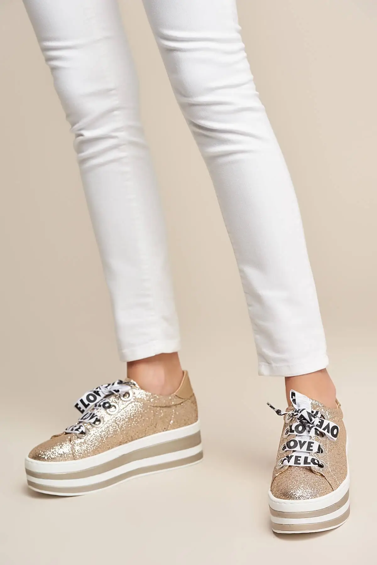 

Pearl Gold Women Sneaker 120130006592