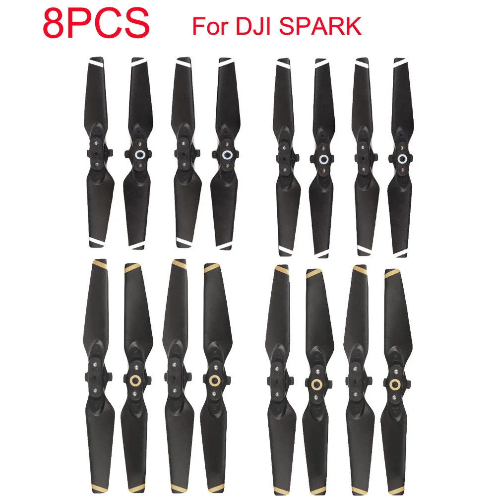 

8pcs Drone Helicopter Propellers for DJI Spark Drone Folding Blade 4730F Props RC Spare Parts 6M16 drop shipping