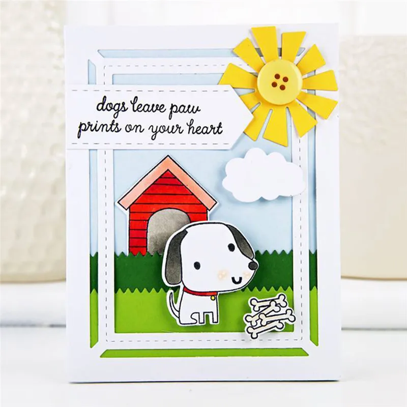

Eastshape Dog House Metal Cutting Dies Animal Dies Scrapbooking for Card Making Decorative Album New Animal Crafts Stencil DIY