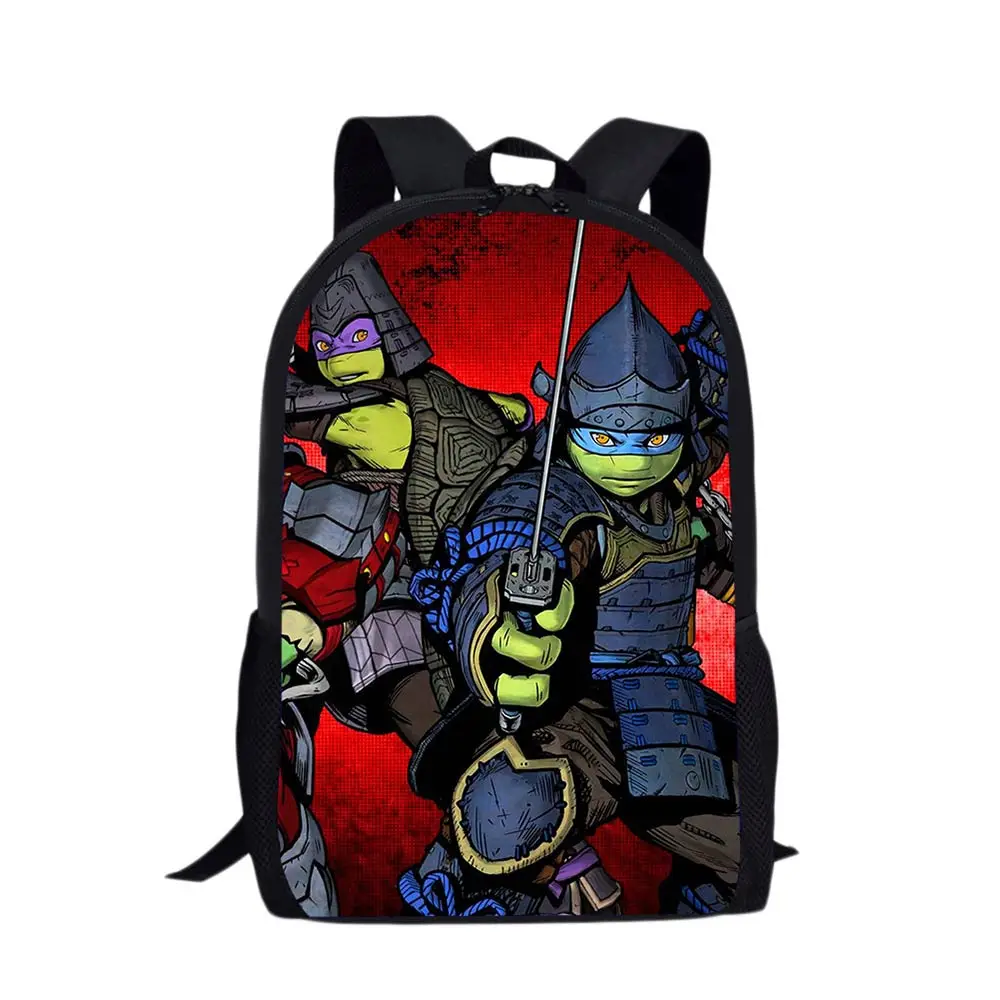 Подростковые Новые популярные Мультяшные Черепашки-ниндзя TMNT школьные ранцы для мальчиков и девочек рюкзак детская дорожная Студенческая сумка повседневные Рюкзаки