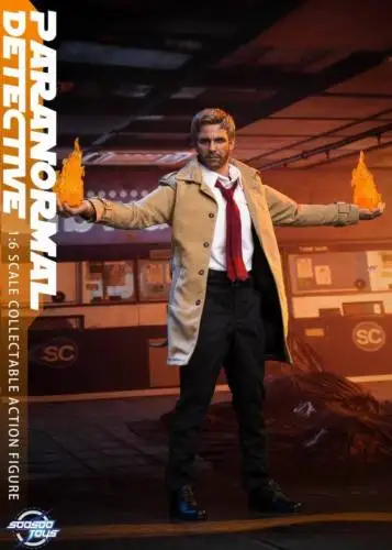 

1/6 Scale SST007 Constantine Ghost Detective Matt Ryan Action Figure Set W/2 Sculpt Model 12' Full Set Action Figure Dolls Toys