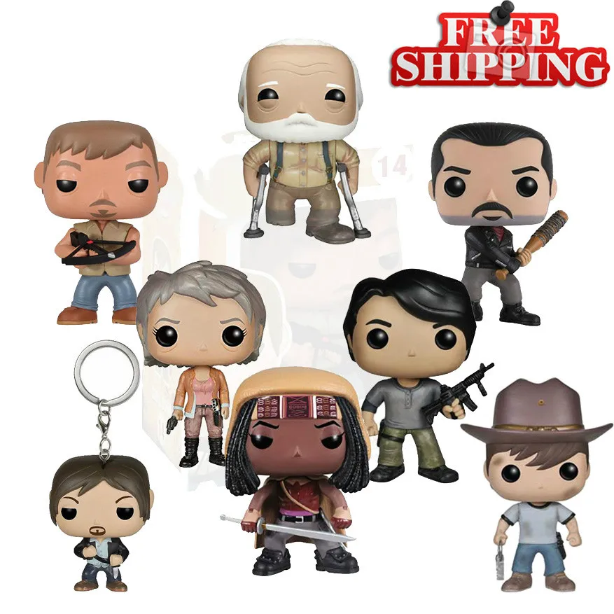 

Action Movie WALKING DEAD Figure Michonne Negan CARL Zombi Model Toy Funny Toys Gift for Children Daryl Walking Dead