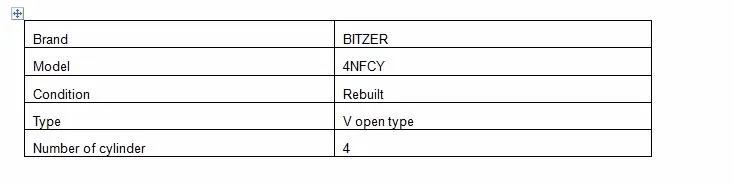 Восстановленный Bitzer 4 NFCY V Открытый Тип AC Компрессор кондиционера с объемом цилиндра 647cc для 9 m 10 m 11 m большой автобус