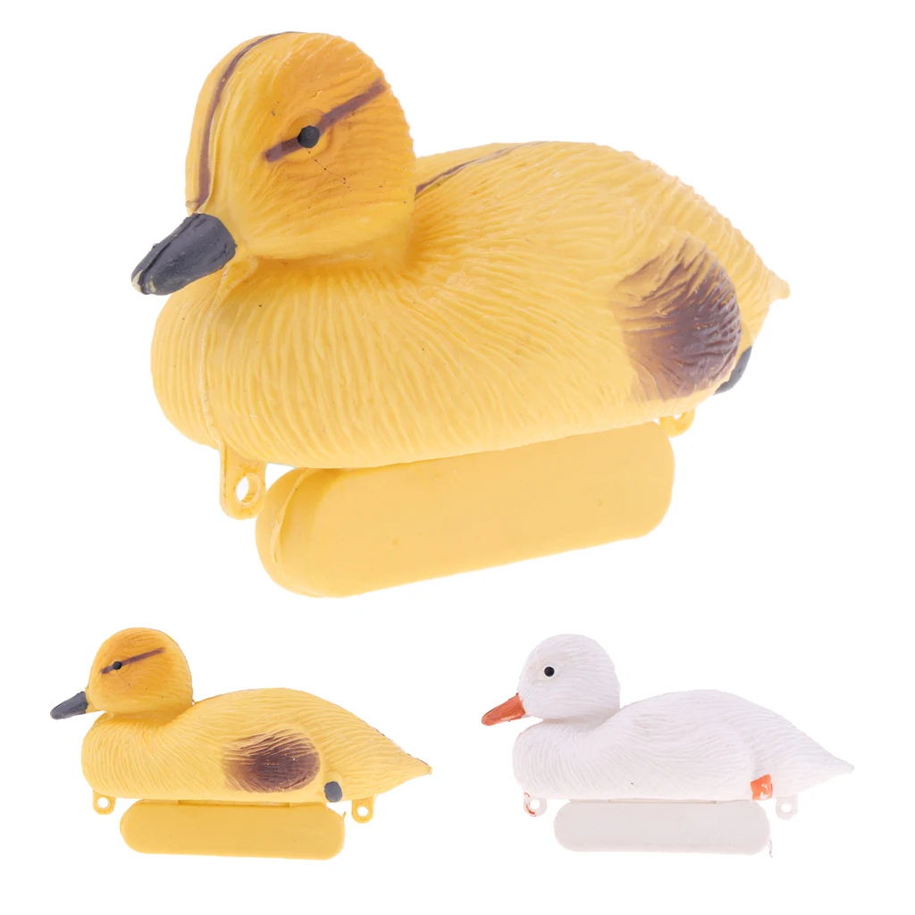 

1 Pcs Baby Duckling Floating Hunting Decoy Duck Mallard Plastic Ornament Pond Yard Garden Duck Decoys Garden Yard Lake Decor