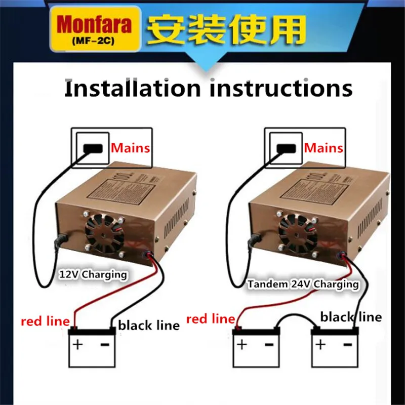 5pcs Smart Automatic 12V/24V Car Storage Battery