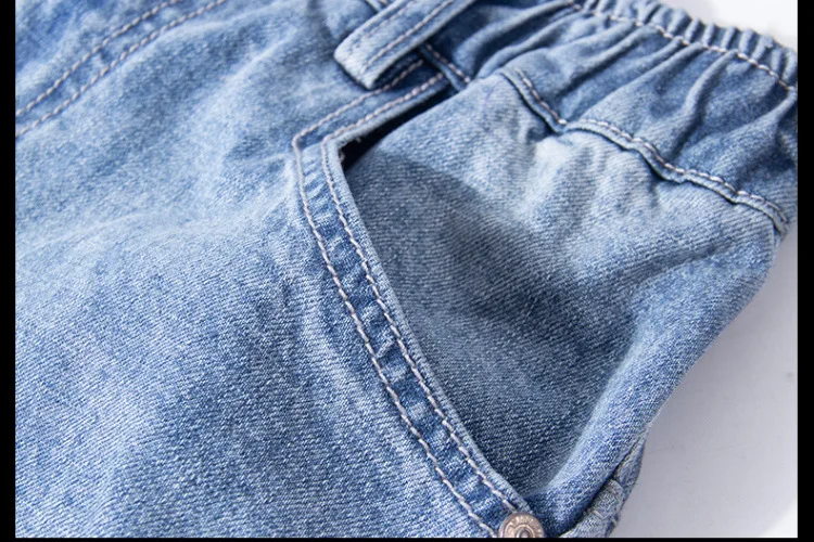 Джинсовые шорты мужские большие размеры 4XL 5XL 6XL 7XL джинсовые шорты мужские большие размеры бермуды с эластичной резинкой на талии прямые мужские бриджи