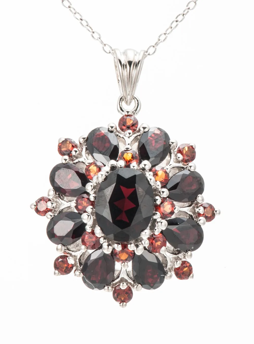 Hutang 7.54ct Genuine Black Gemstone Pendant Solid 925 sterling