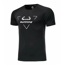 Спортивная рубашка Для мужчин быстросохнущая бег футболки Для мужчин Hombre survete Для мужчин t Обучение Спорт Фитнес тренажерный зал рубашки спортивной Ropa Депортива