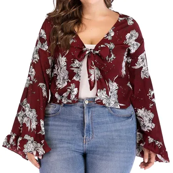 

#4 DROPSHIP 2018 NEW HOT Fashion Womens Ladies Short Cardigan Floral Print Long Sleeve Coat Bandage Outerwear Freeship