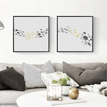 

Fish Nordic Poster Canvas Painting Wall Art Posters And Prints Abstract Wall Pictures For Living Room Decor No Frame
