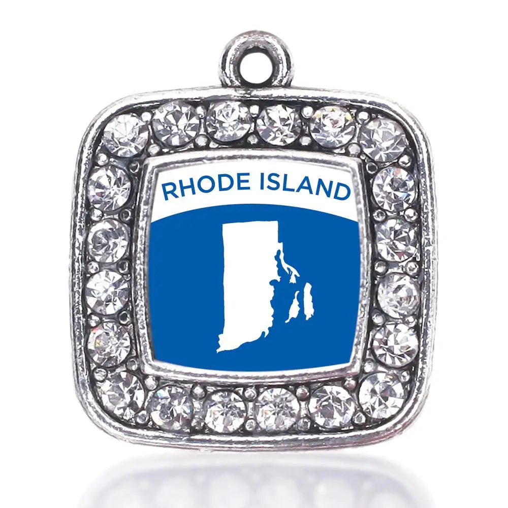 

RHODE ISLAND OUTLINE SQUARE CHARM