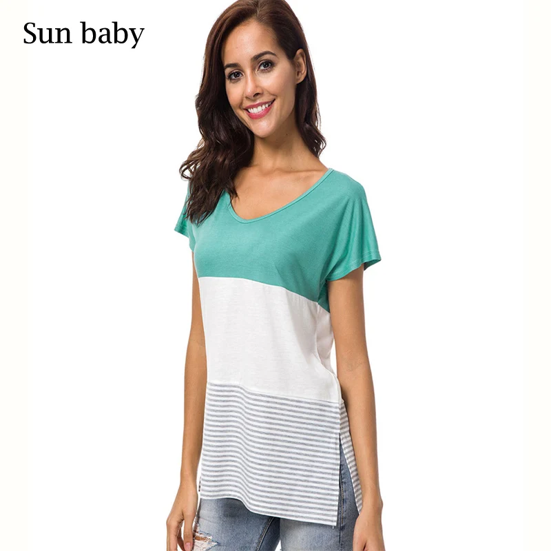 Одежда для беременных Sunbaby Модная одежда с вышивкой кормящих мам T0301 | Мать и