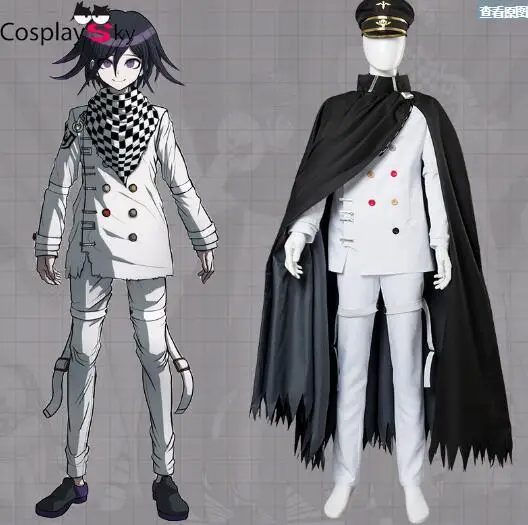Danganronpa V3 убийства Harmony ума kokichi Косплэй костюмчик с плащом Наряд полный комплект