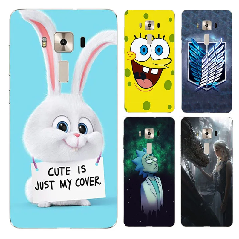 

Soft TPU Cases Covers For Asus Zenfone 3 Deluxe Z016D Zenfone3 ZS570KL ASUS_Z016D 5.7 Inch Shell Housing Bag