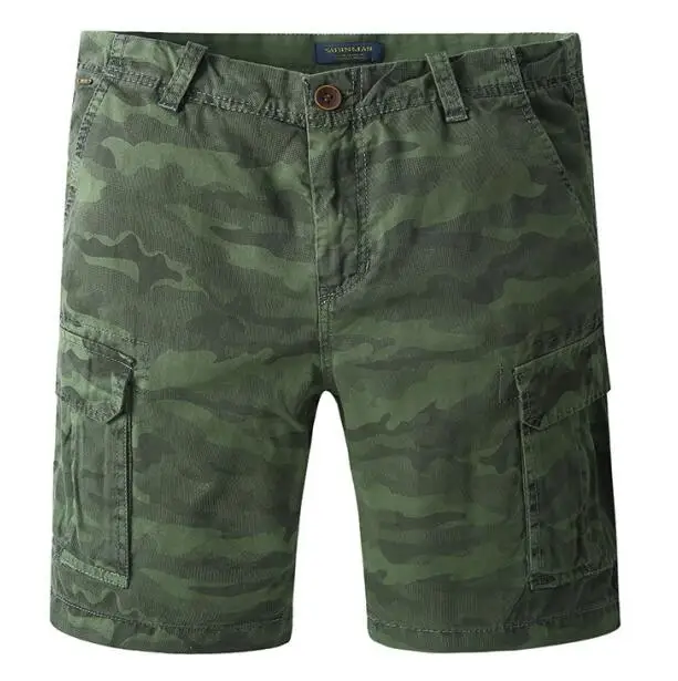 Army Green S. ARCHON Новые камуфляжные летние мужские шорты камуфляжные армейские военные карго шорты тонкие свободные модные стильные повседневные шорты мужские брюки - Цвет: Army Green