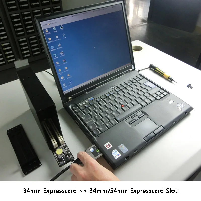 IT-GO Expresscard 34 для PCI док-станция для ноутбука Express Card USB для PCI Card Adapter