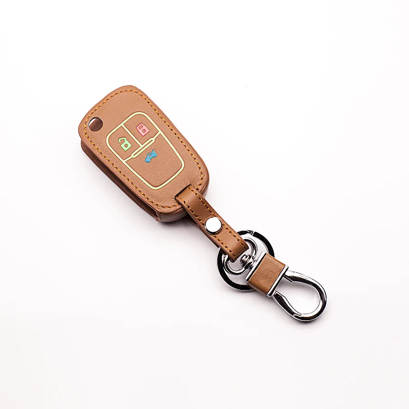 Чехол для автомобильного ключа с 3 кнопками Cruze Chevrolet TRAX Aveo EPICA Captiva Sail Malibu Volt|key case for