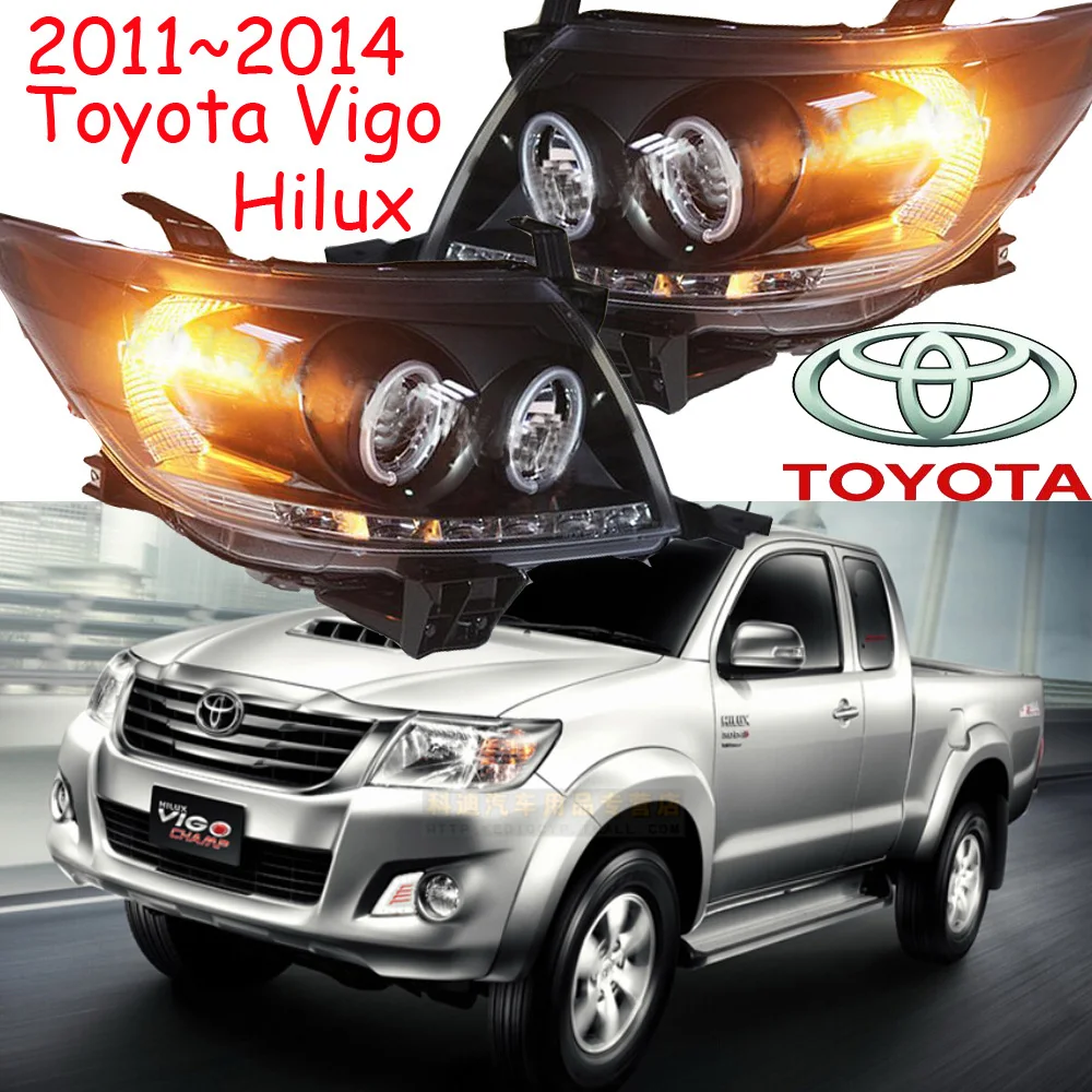 Hilux VIGO  headlight,2012~2014,Free ship! VIGO fog light,2ps/set+2pcs Ballast,VIGO driver light,Hilux VIGO