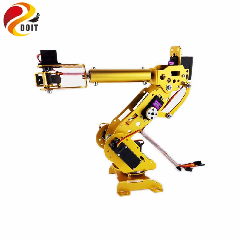 Металлический манипулятор 7 Dof Robot Arm механическая конструкция для Arduino|Игровые