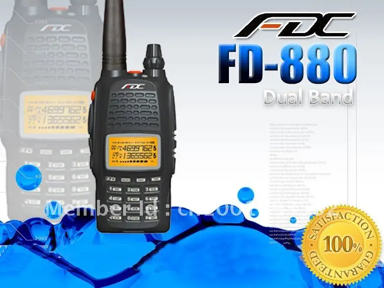 Двухдиапазонный Радио feidaxin FDC FD-880 136-174 и 400-480 мГц двухстороннее радио портативная рация fd880 лучше для отеля, ветчина, использования безопасности