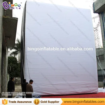 شراءشحن مجاني 8X1.5X10m العملاق نفخ لوحة الإعلانات للترقية دائم نفخ الجدار نموذج لمشروع فيلم اللعب