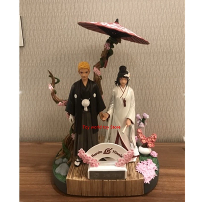 NARUTO Uzumaki Naruto Hyuuga Hinata Hochzeit Statue 1/8 GK Voller Länge  Porträt Harz Action Figure Sammeln Modell Spielzeug BOX v80| | - AliExpress