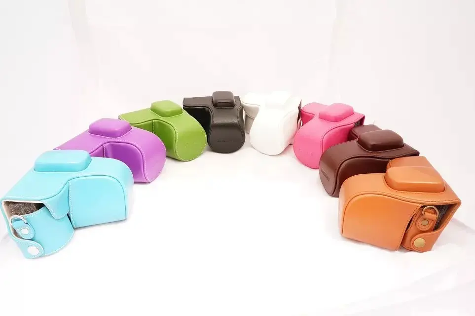 

PU Leather Camera Bag Case Cover Pouch For Samsung NX2000 NX1100 NX1000 with Shoulder strap