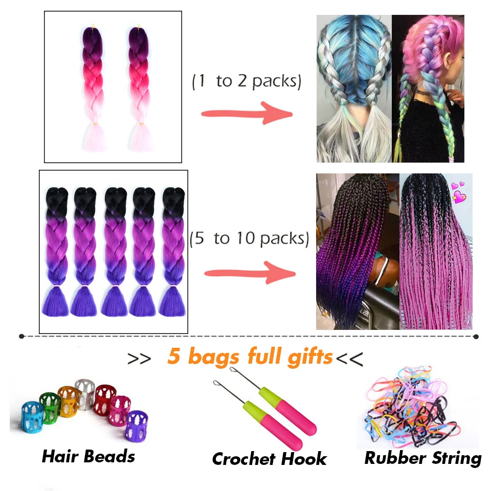 JINKAILI WIG 24inch Monochrome Big Braids Synthetic Heat Resistant Hair Braids sliver Crochet Hair For Crochet Braids JINKAILI WIG 24inch Monochrome Big Braids Synthetic Heat Resistant Hair Braids sliver Crochet Hair For Crochet Braids