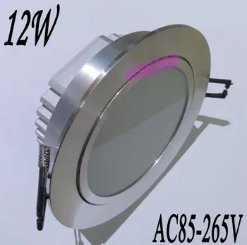 

free shipping 12W led downlight AC85-265V 12*1W LED LAMP 2 years warranty