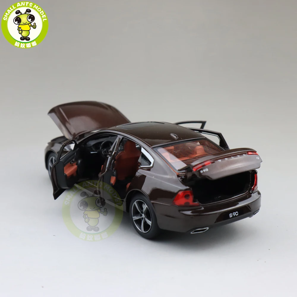 1/32 JACKIEKIM Volvo S90 амортизация версия литой модельный автомобиль игрушки для детей Подарки для мальчиков девочек