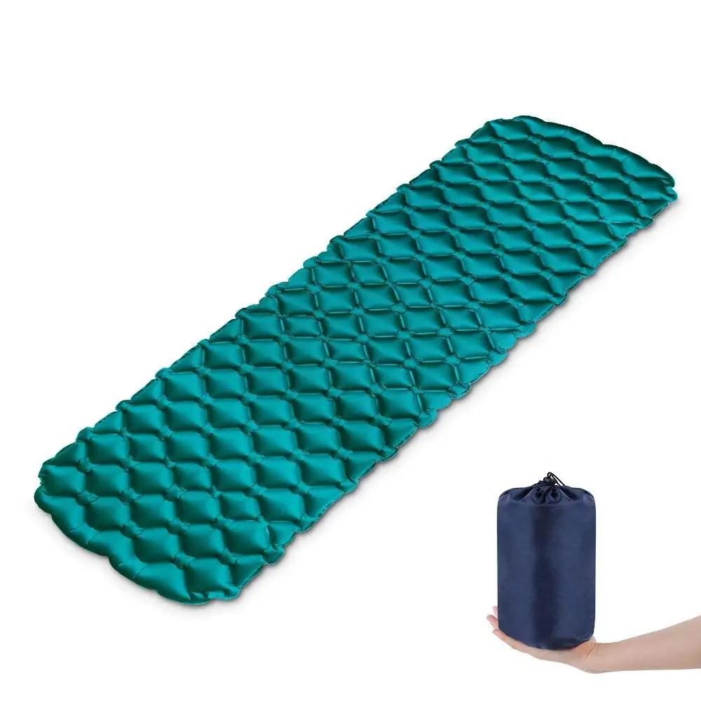 Portable Outdoor Inflatable Sleeping Bag Double Layer Moisture Proof
