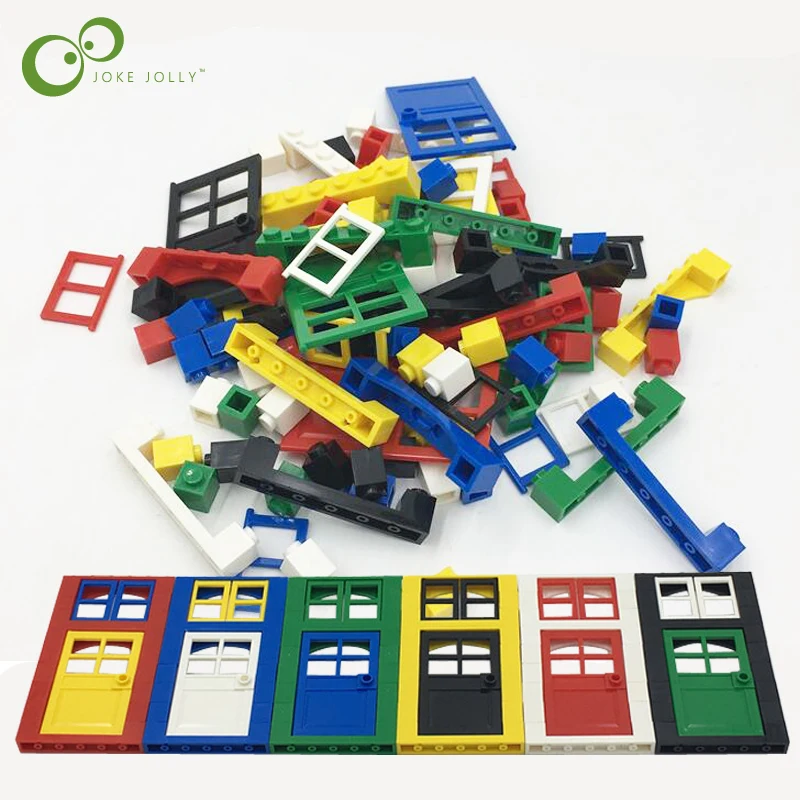 102pcs Door Window Brick DIY House Building Blocks Bricks Toys City