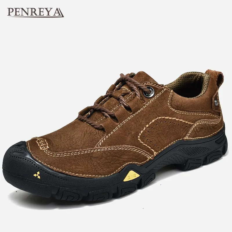 Penreya 2019 Walking Casual Genuine Cow Leather Men Shoes Adult Quality Spring Autumn Soft Designer Work Footwear Male | Обувь