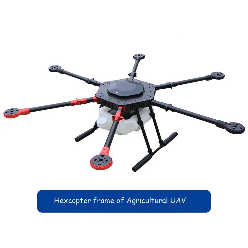 

rc airplane Agricultural uav drone hexcopter KIT frame parts foldable carbon fiber frame 10KG with Spray pump