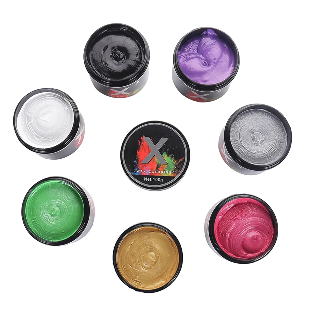 Buy FashionUnisex Color Hair Wax Dye Color Styling