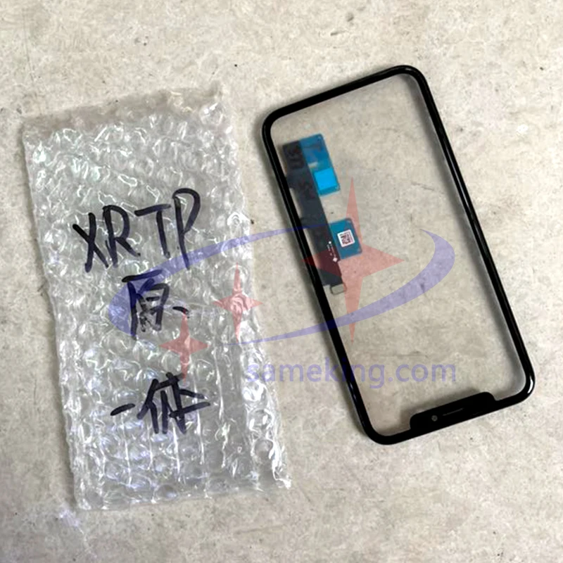 Все в одном переднее Сменное стекло+ рамка+ сенсорный дигитайзер для iphone xr без oca