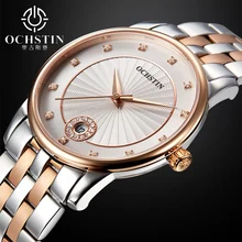 2016 Watches Women Ladies Luxury Ochstin Auto Date Quartz Watch Bracelet Wrist For Woman Waterproof Stainless