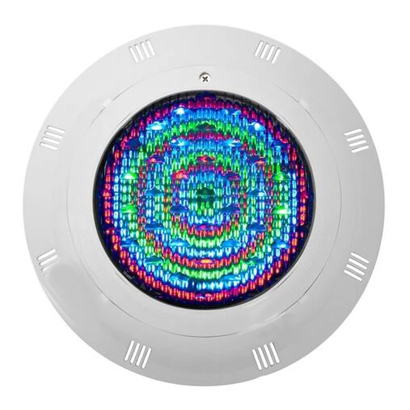5 unids/lote llevó la luz de la piscina 15 W 252 leds AC 12 V RGB IP68 piscina acuario lámpara al aire libre Marina yachting