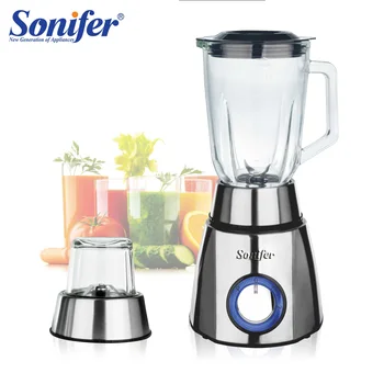 

2 Speed Electric Blender Stainless Steel Housing 2in1Grinder Household Food Mixer Juicer Fruit Food Processor Crush Ice Sonifer