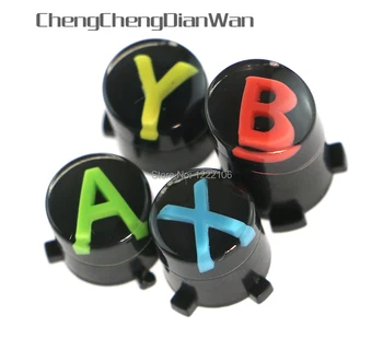 

ChengChengDianWan For XBOX ONE Wireless Controller button ABXY LOGO Repair Parts Controller Parts 5sets/lot