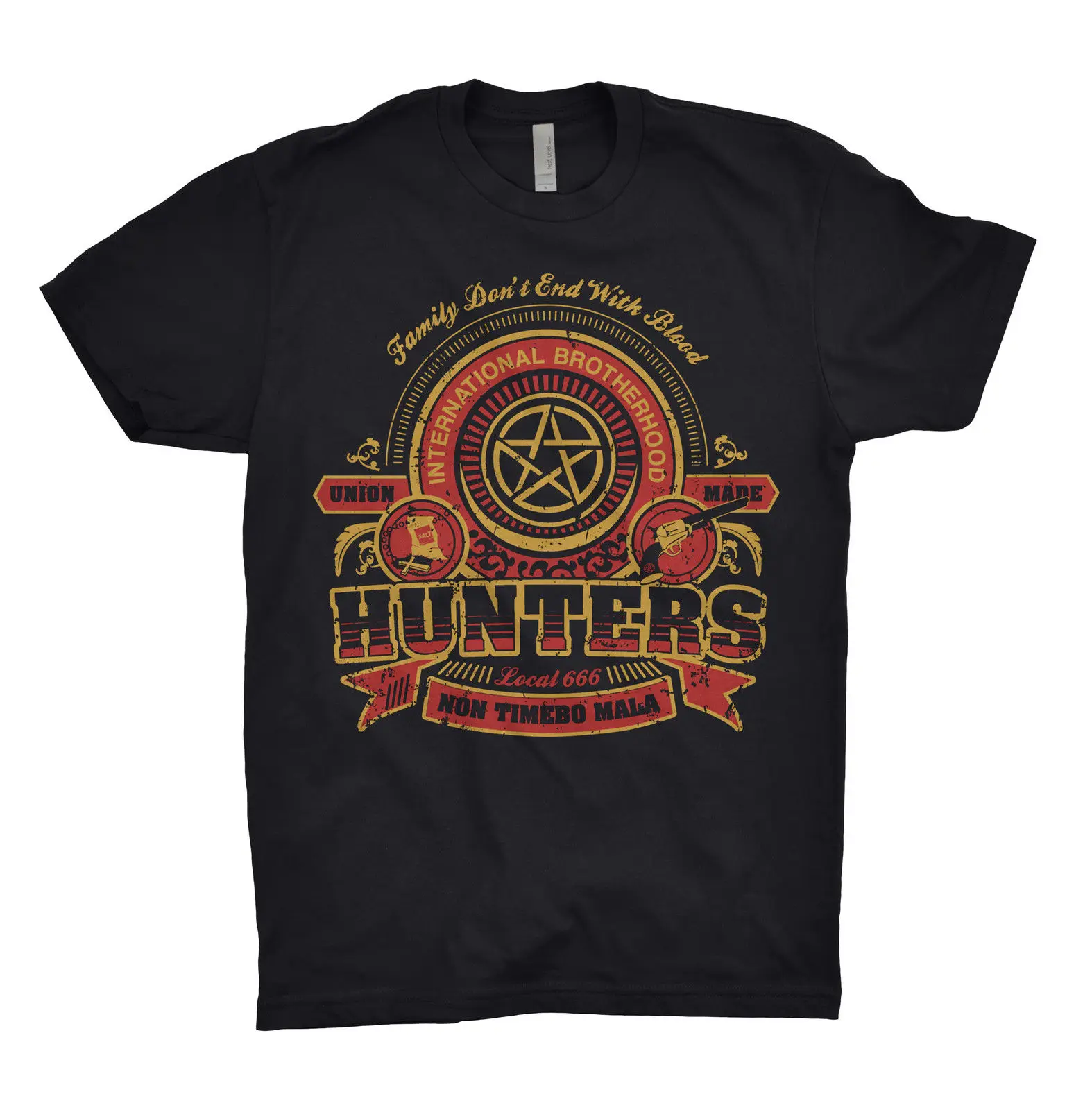 

Supernatural T Shirt Winchester Brothers Hunters Team Sam Dean Bobby Family Geek