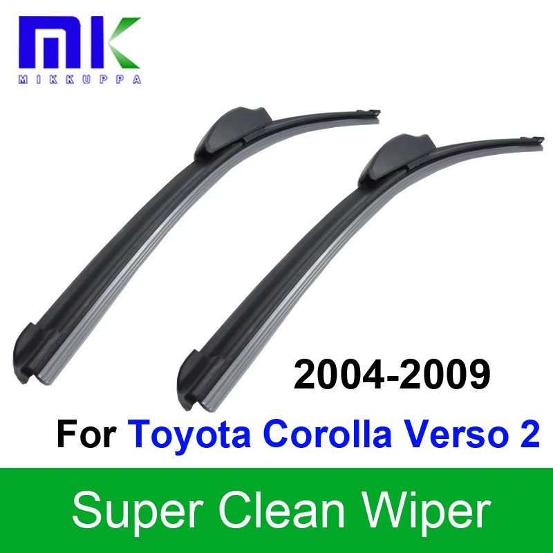 Rubber Wiper Blades For Toyota Corolla Verso 2 2004 2005 2006 2007 2008